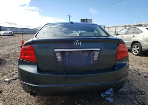 2005 Acura Tl z USA, uszkodzony, nr VIN 19UUA66225A055899